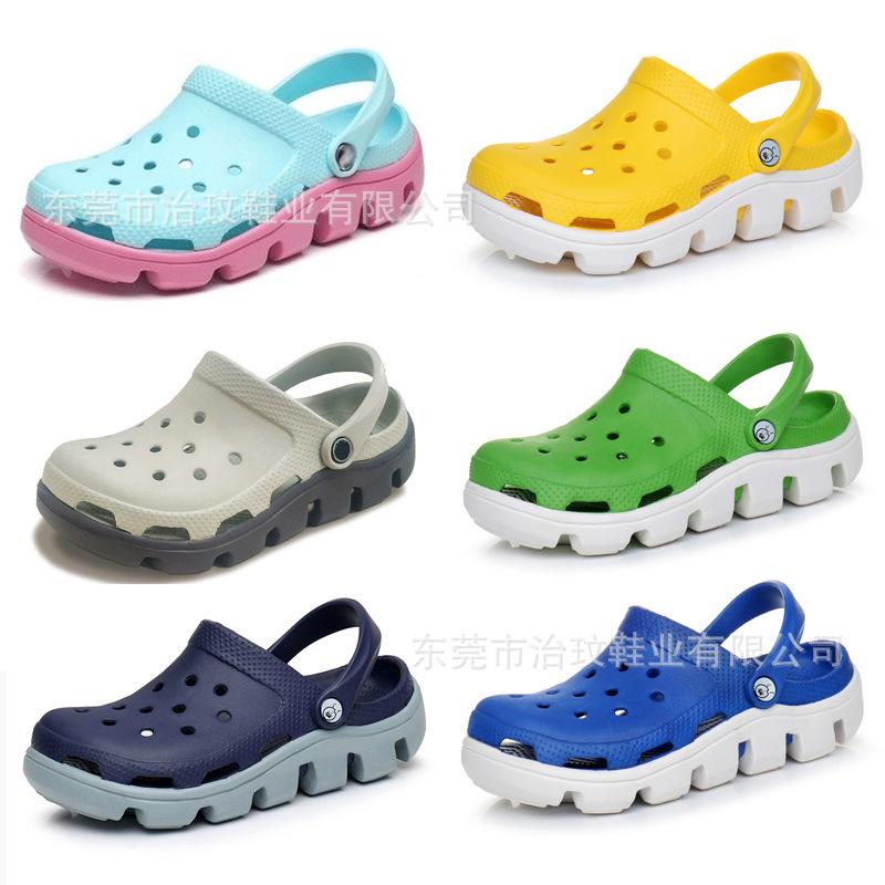 2025 New Model Power Thick-Soled Outdoor Clogs Beach Shoes Couple Shoes Sandals Men's Trendy Women's Shoes