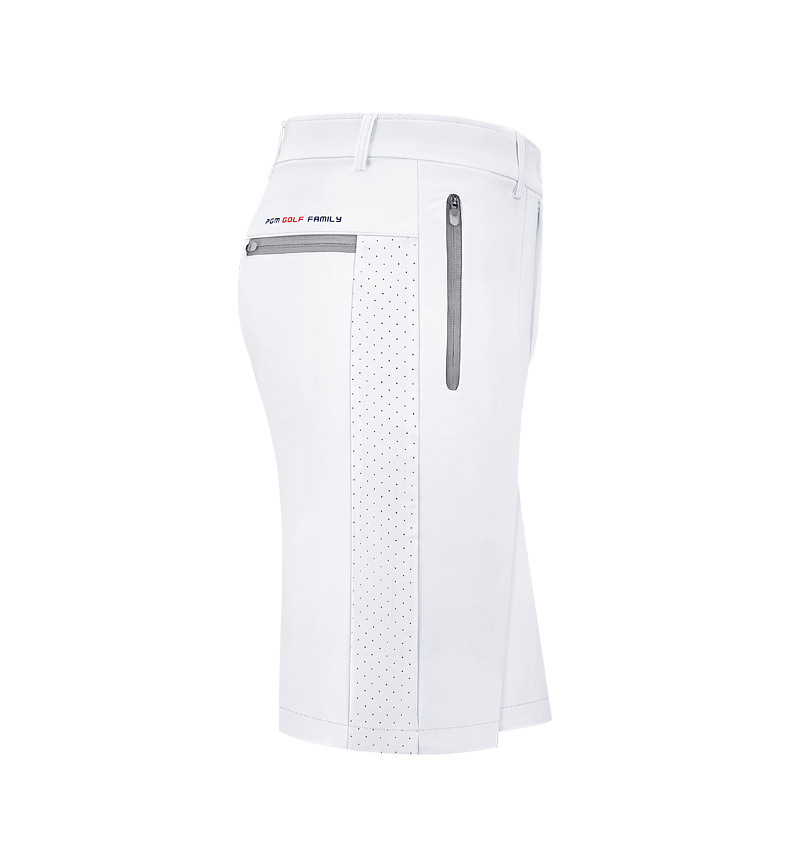 Quần short golf nam PGM thể thao mùa hè thoáng khí — KUZ057 màu xanh hải quân, KUZ057 màu xanh lam, KUZ057 màu xám, KUZ057 màu trắng chi tiết 16
