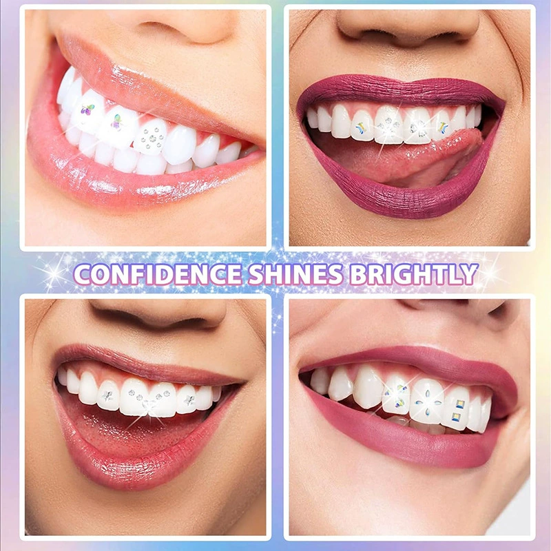 Набор драгоценных камней для зубов Amazon DIY набор ювелирных изделий из хрусталя