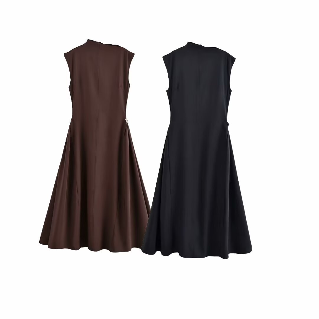 BSK&TRAF Summer fashionable design elegant dress sleevless