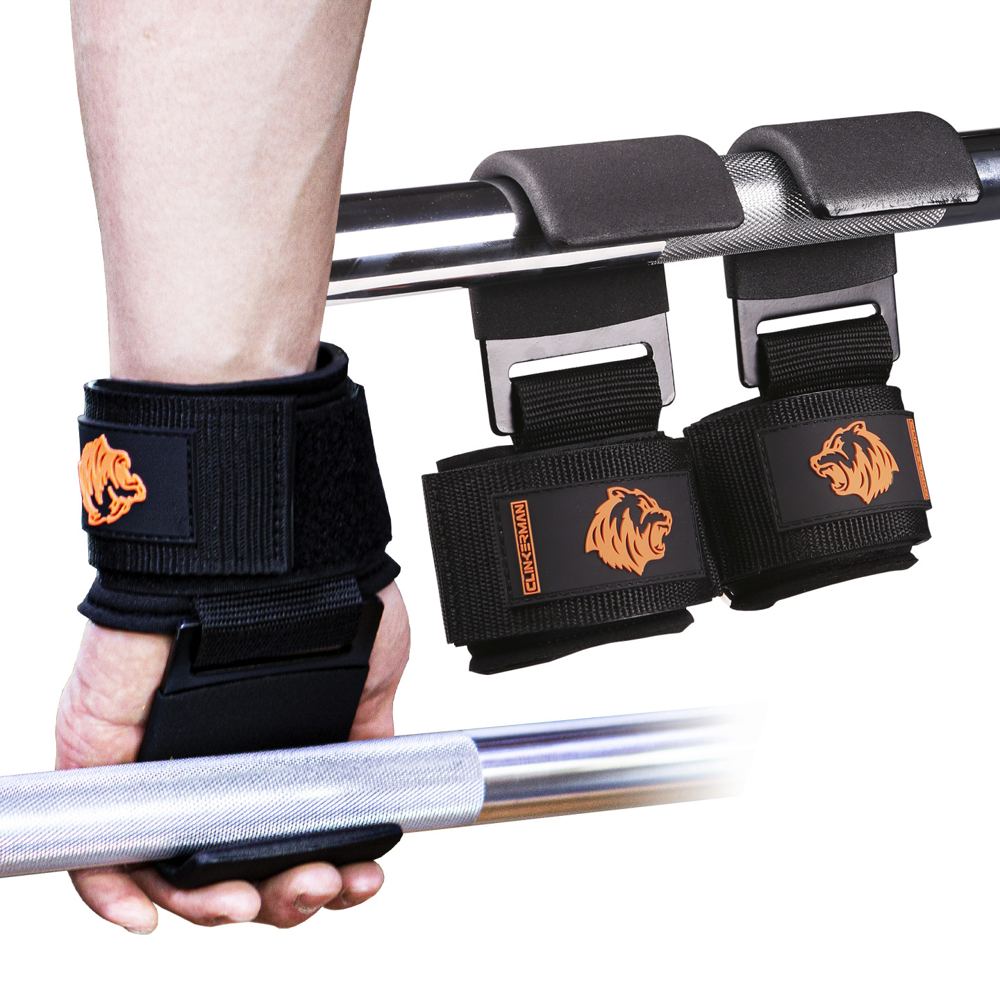 Strength Training Waist Belt Fitness Non-Slip Hand-Assisted Hook Pull-Up Assist Equipment Grip Hook