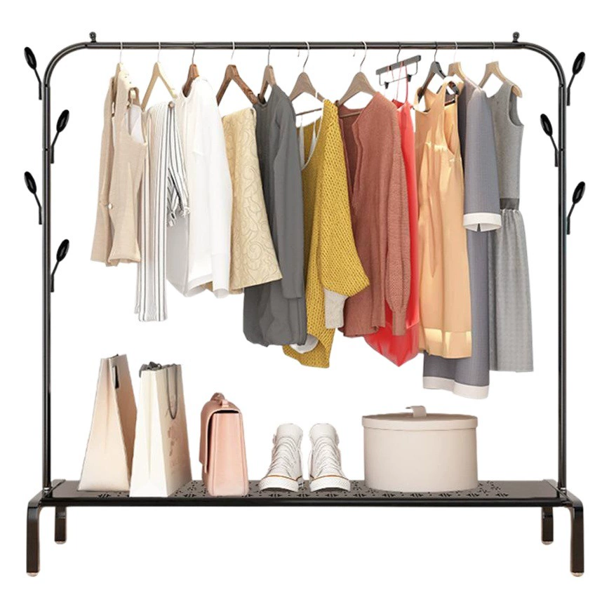 Сушилка Напольная вешалка Внутренняя простая напольная вешалка Бытовая вешалка для спальни Простая классная вешалка для одежды