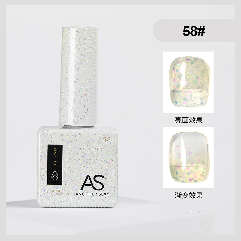 Internet celebridad esmalte de uñas pegamento 2021new traje de verano 60 popular color una botella un color pequeño conjunto para salón de uñas