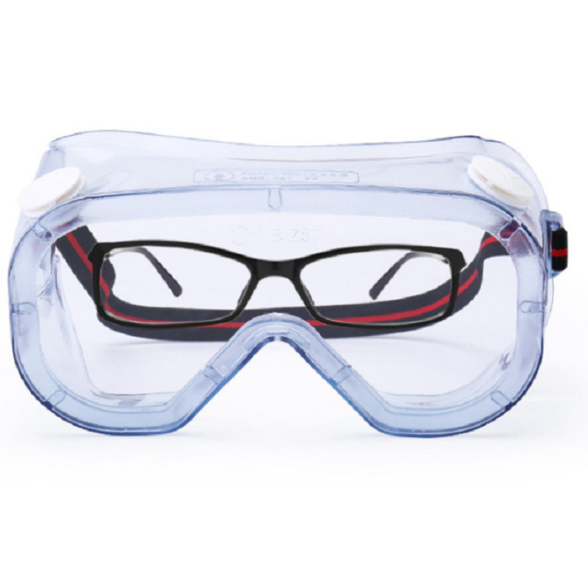 JSP2225防冲击护目镜透明PC防紫外线防雾护目眼罩可配近视镜