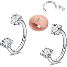 S 10918 C Horseshoe Nose Ring Zircon Jewelry ����ǻ���Ʒ