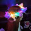 new pattern luminescence Goose fairy Feather Garland Flash Headdress Night market gift wholesale