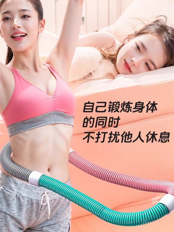 女性のウエストを美しくするためのフラフープスプリングフィットネス、大人の痩身ウエスト、腰を傷つけない加重、折りたたみ式ソフト腹部痩身アーティファクト|undefined