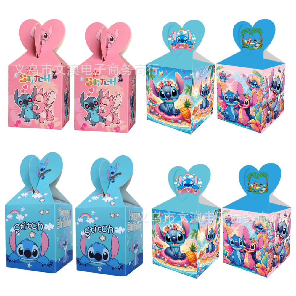 Stitch Theme Stitch Birthday Holiday Party Party Supplies Candy Box Gift Apple Box