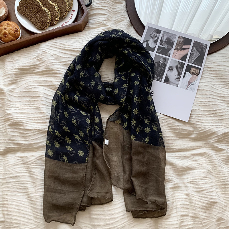 Empalme floral verde militar