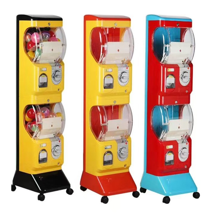 Máquina de gashapon de celebridades de Internet nueva máquina de regalo de cápsulas de código de escaneo de monedas comerciales máquina de bolas de accesorios de drenaje de eventos de centros comerciales a gran escala