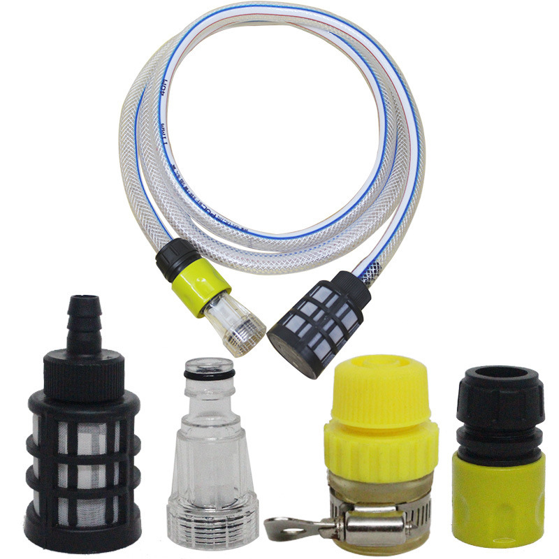 手提式洗车机进水管软管清洗机出水口铜快接过滤嘴过滤网接头