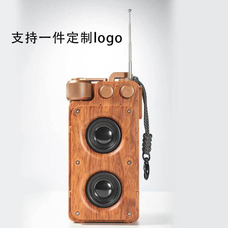 ギフト A8 レトロ木目スピーカートレンドワイヤレス Bluetooth ポータブル小型スピーカーハイエンドギフトラジオスピーカー|undefined