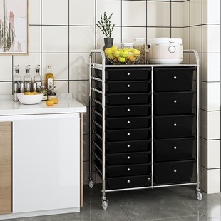 Welfare Multi-Home Gap Storage Cabinet Drawer-Type Cosmetics Storage Cabinet Home Bedroom Plastic Snack Storage Cabinet