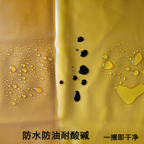 pvc industrial apron sleeves wholesale labor protection stone enlarged and thickened beef tendon straps waterproof apron whole body