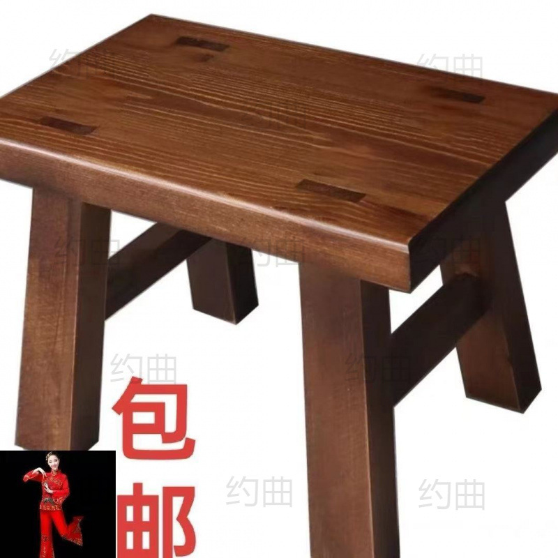 Banquetes caseros taburetes de jardín de infantes niños taburetes de madera para adultos taburetes de baile taburetes taburetes de cambio de zapatos fábrica directa