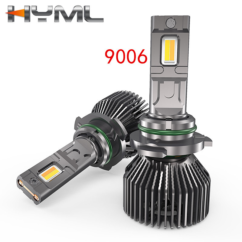 Faros LED de automóvil H4, H7 doble tubo de cobre L9 luz inteligente de alta potencia actualización de alta luminosidad 9005