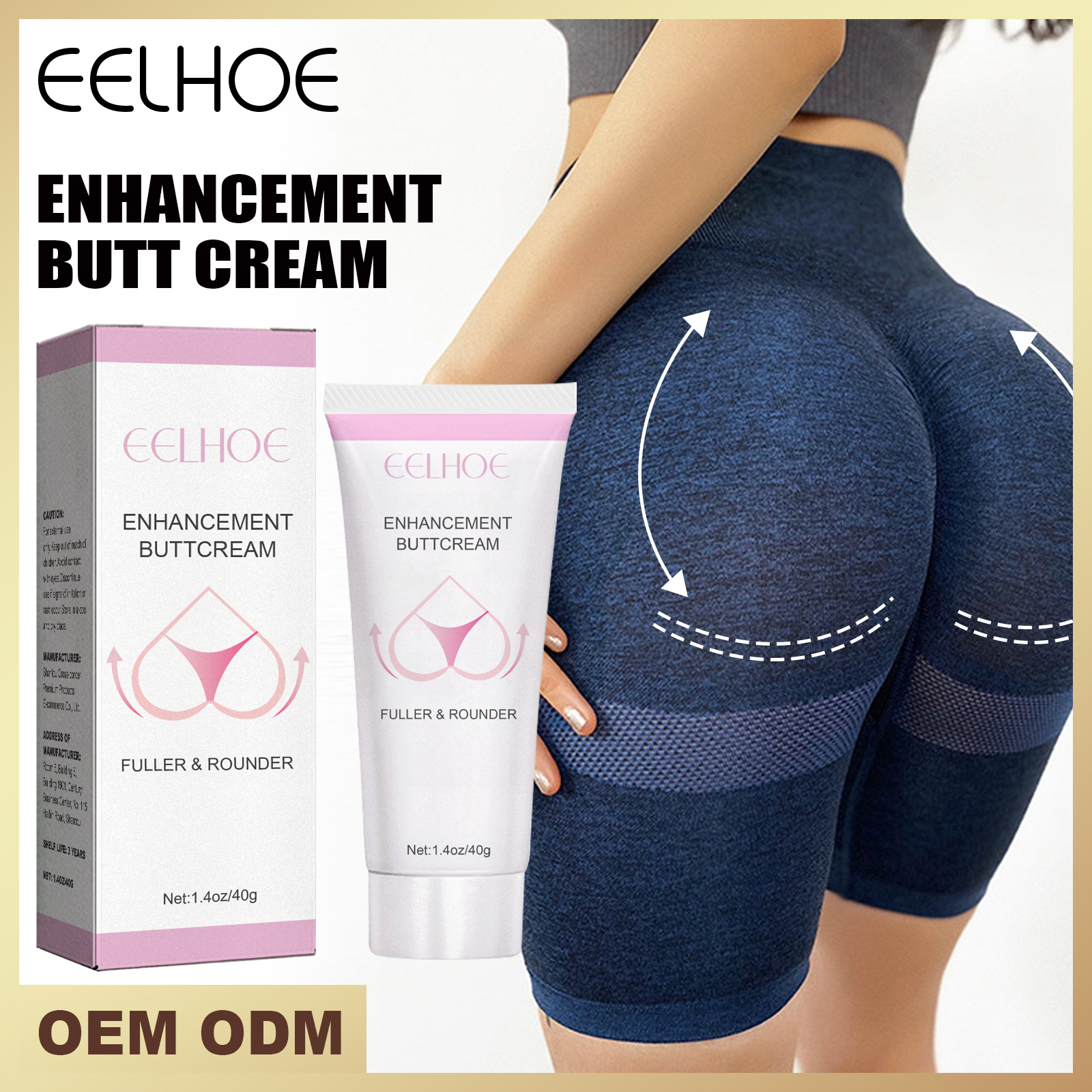 Massage Hautstraffung Lifting Honig Pfirsich Gesäß Warping Pflegecreme_voghion.com
