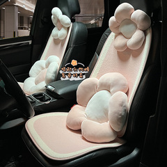羊羔絨汽車坐墊 冬季保暖車用防滑汽車座墊 毛絨舒適簡約車載坐墊
