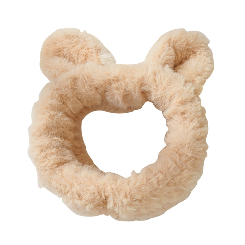 Lavar la cara, máscara de maquillaje, caricatura encantadora, conejo oso, cinta de cabello, cinta de cabello elástica de viento encantadora