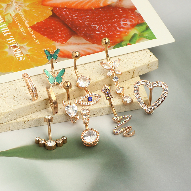 Pointed titanium steel lip stud product view