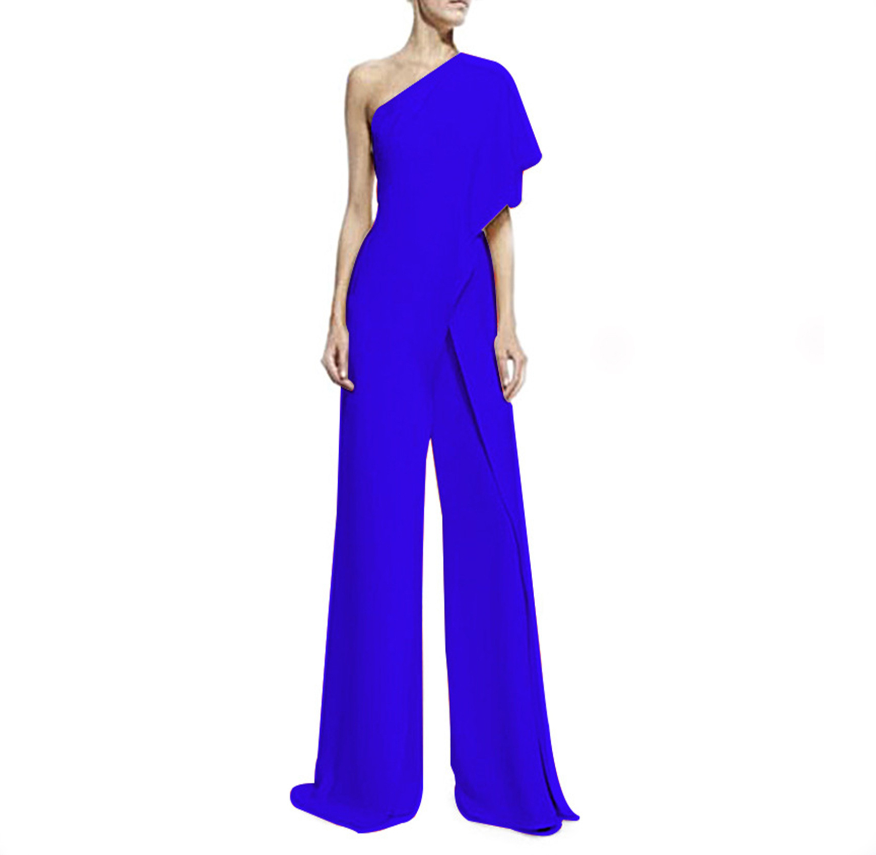 Women's Daily Sexy Solid Color Full Length Ruffles Casual Pants Jumpsuits display picture 17