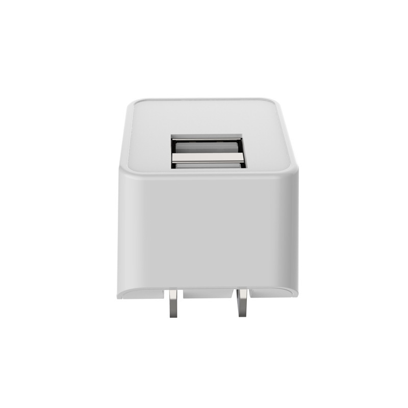 90 degree folding feet ETL certification cross-border source mini mobile phone charger double USB5V3A wall charger