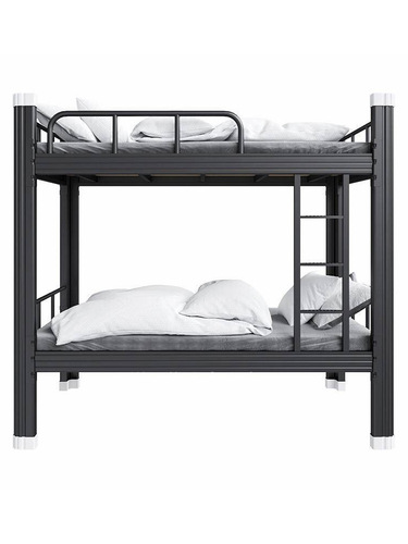 Bunk beds student dormitory bunk beds factory employee iron frame bed high and low bed thickened iron apartment bed