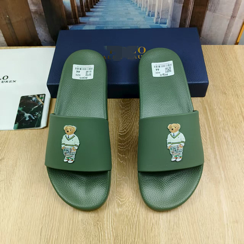 Polo British Style Men's Slippers Drop Shipping Roman Polo Sports Casual Outer Wear Slippers Summer Export Cross-Border