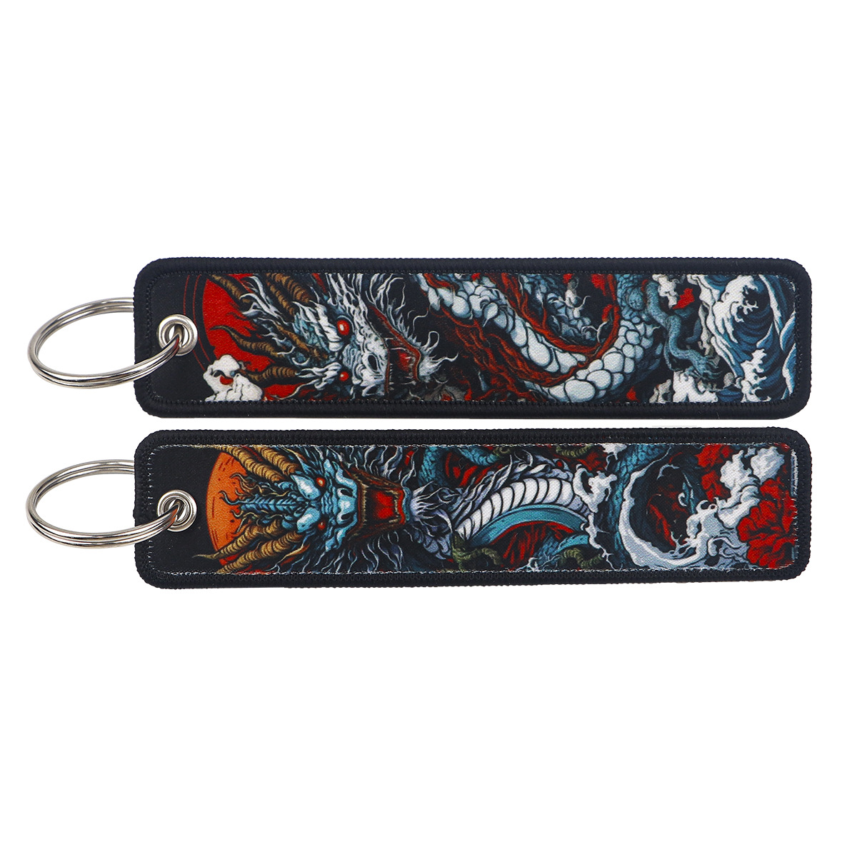 日本式の波の荷印の鍵は錦鯉の掛け物の国風の仙鶴の学生の証明書を掛けて布芸のキーホルダーの部品を飾ります。
