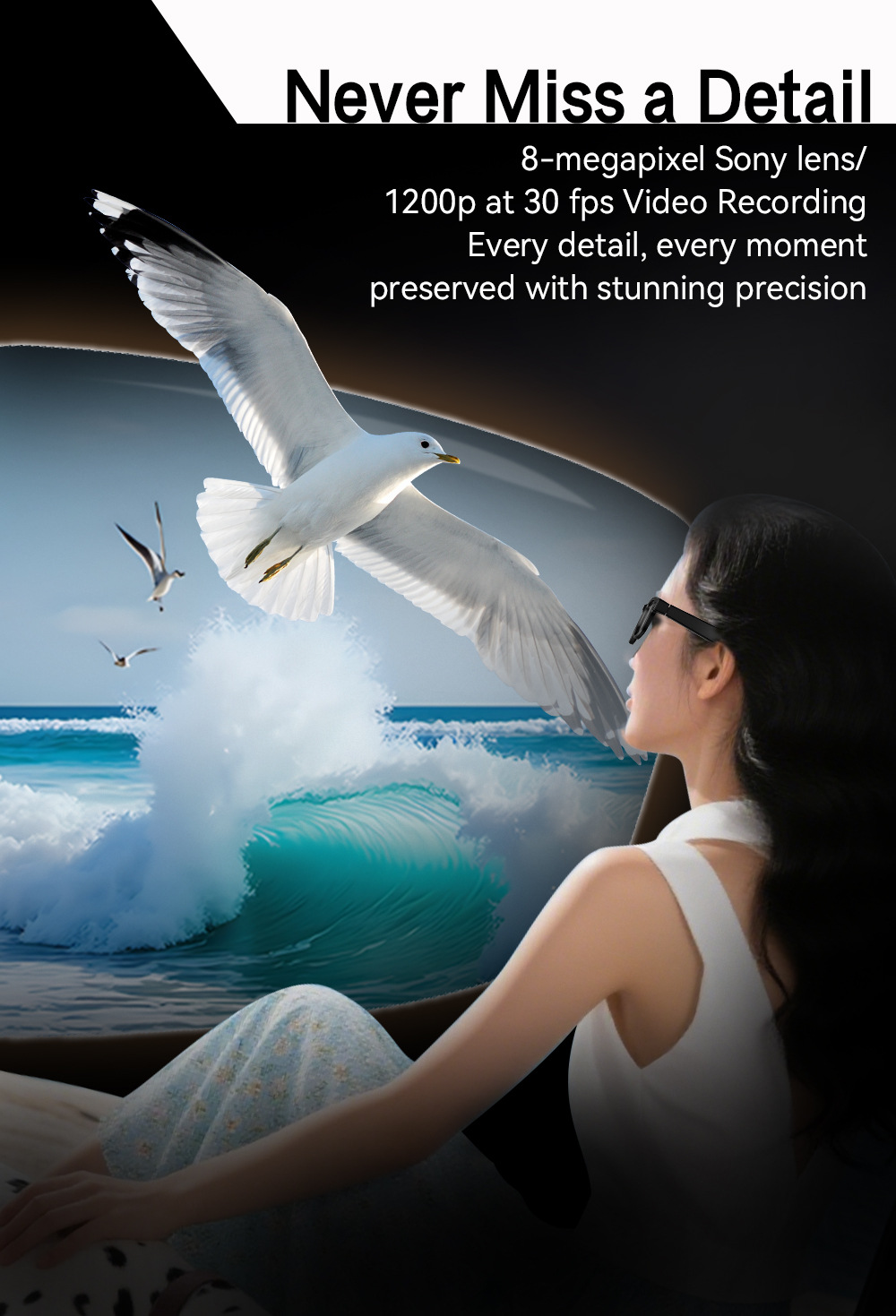 Smart Glasses With Camera For Photo, Video, Calling And Translate_voghion.com