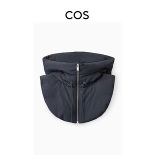 Down Cold-proof Hat Warm Matching Coat False Collar Cap Thickened Windproof Outdoor Riding Men's and Women's Same Style Baotou Cap