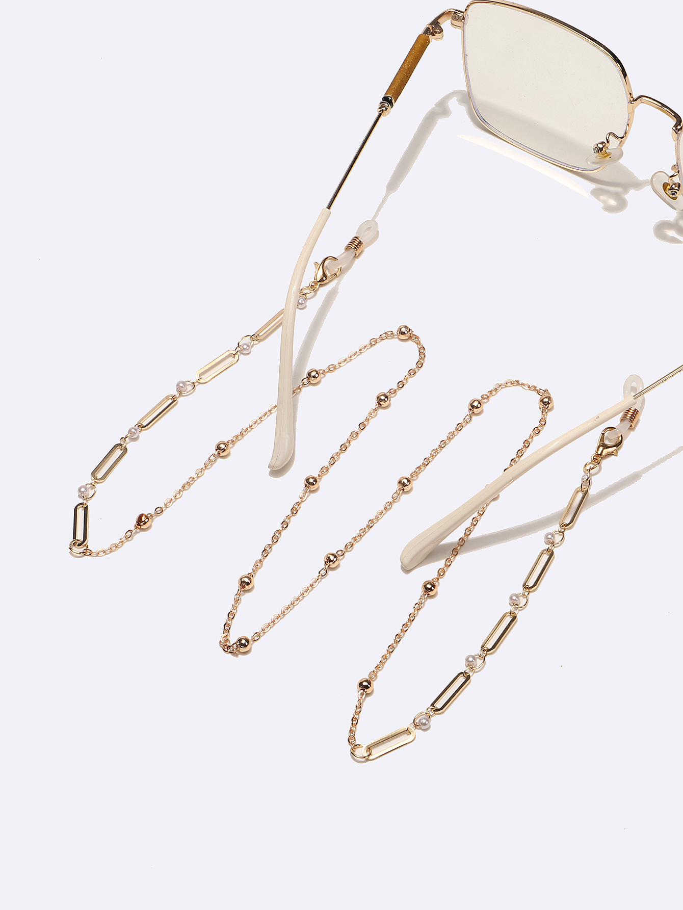 Unisex Gender Fashion Style Fashion Geometric Metal Unisex Glasses Chain