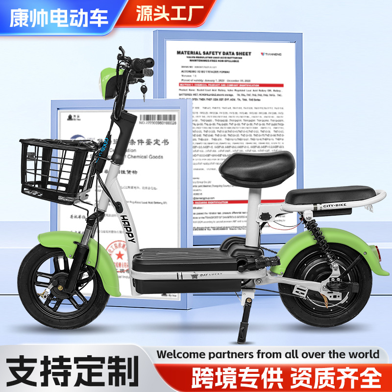 Comercio exterior al por mayor fábrica de origen vehículo eléctrico batería de plomo-ácido fuerte resistencia vehículo eléctrico de dos ruedas para adultos
