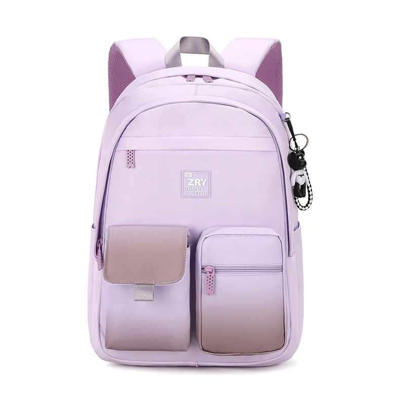 Venta caliente de pescado natural nuevo estudiante mochila estudiante de la escuela primaria gran capacidad femenina 2-6 grado joven ventilador mochila entrega