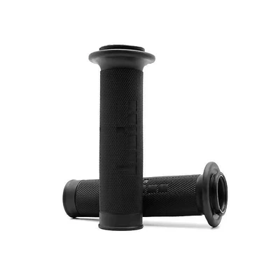 Domino Handlebar Grips 7/8 — Motorcycle Handle Cover - black