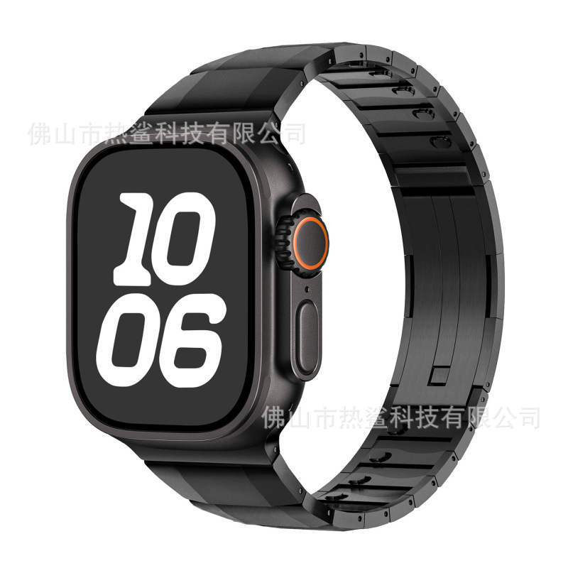 Applewatch10 Apple watch チタンメタルウルトラ 2 プレミアムステンレススチールクイックリリースブレスレットに適しています。|undefined
