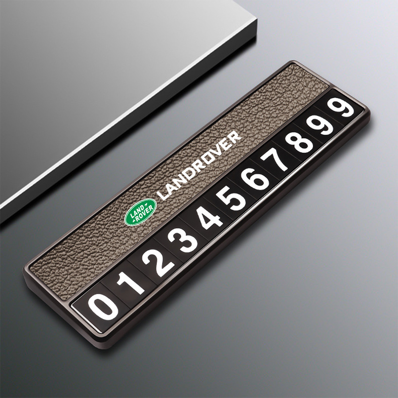Suitable for Land Rover Discovery Sport Range Rover Sport Velar Evoque Defender Temporary Parking Phone Number Plate