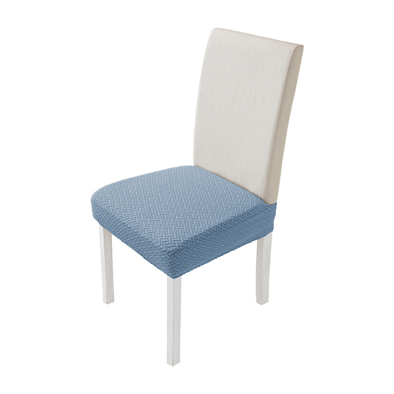 Suministro exclusivo transfronterizo de fundas de silla jacquard para todas las estaciones, fundas de silla con forma de cuerno, fundas elásticas para taburetes de comedor.