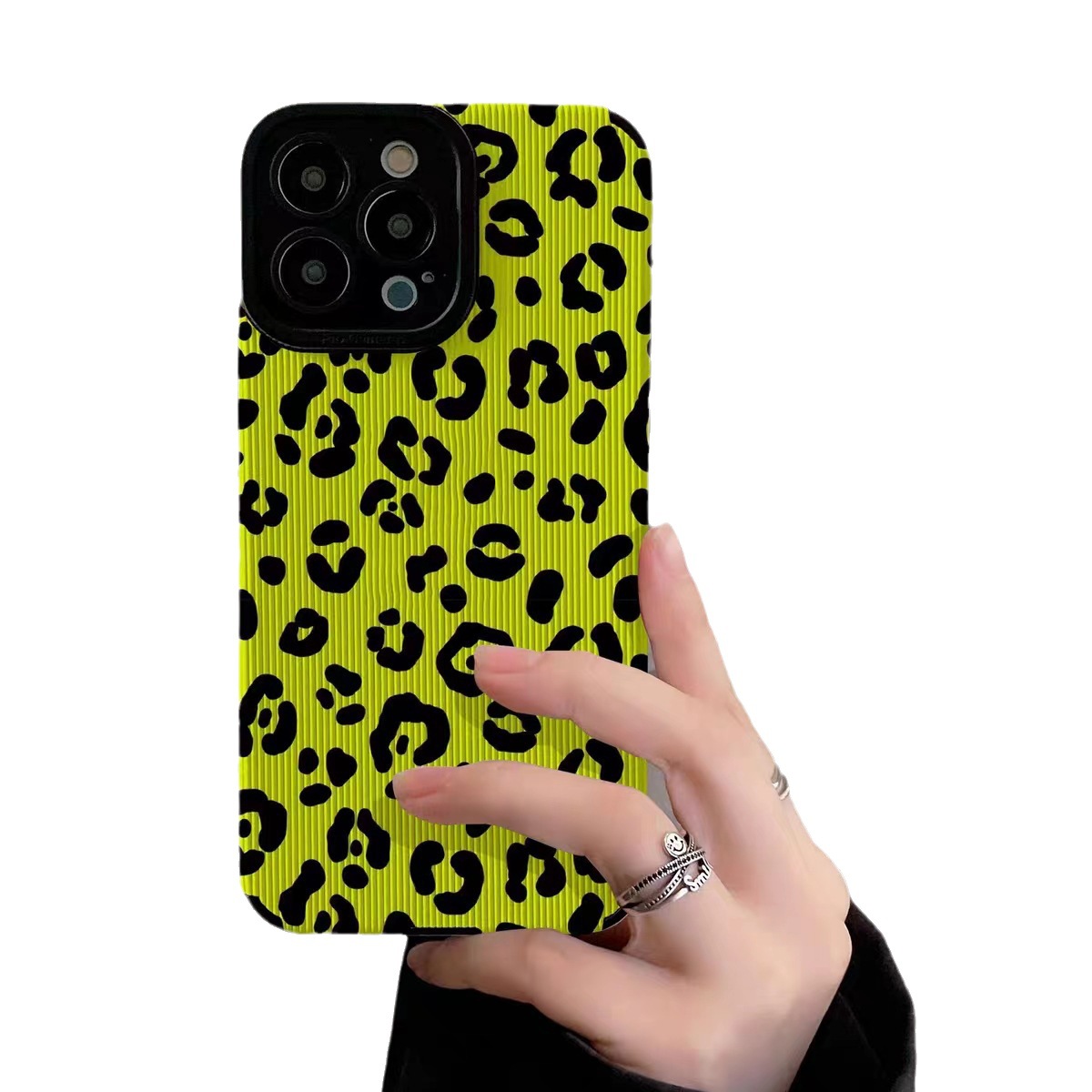Cute Leopard Print Phone Case For Samsung A71 A53 A32 Protective_voghion.com