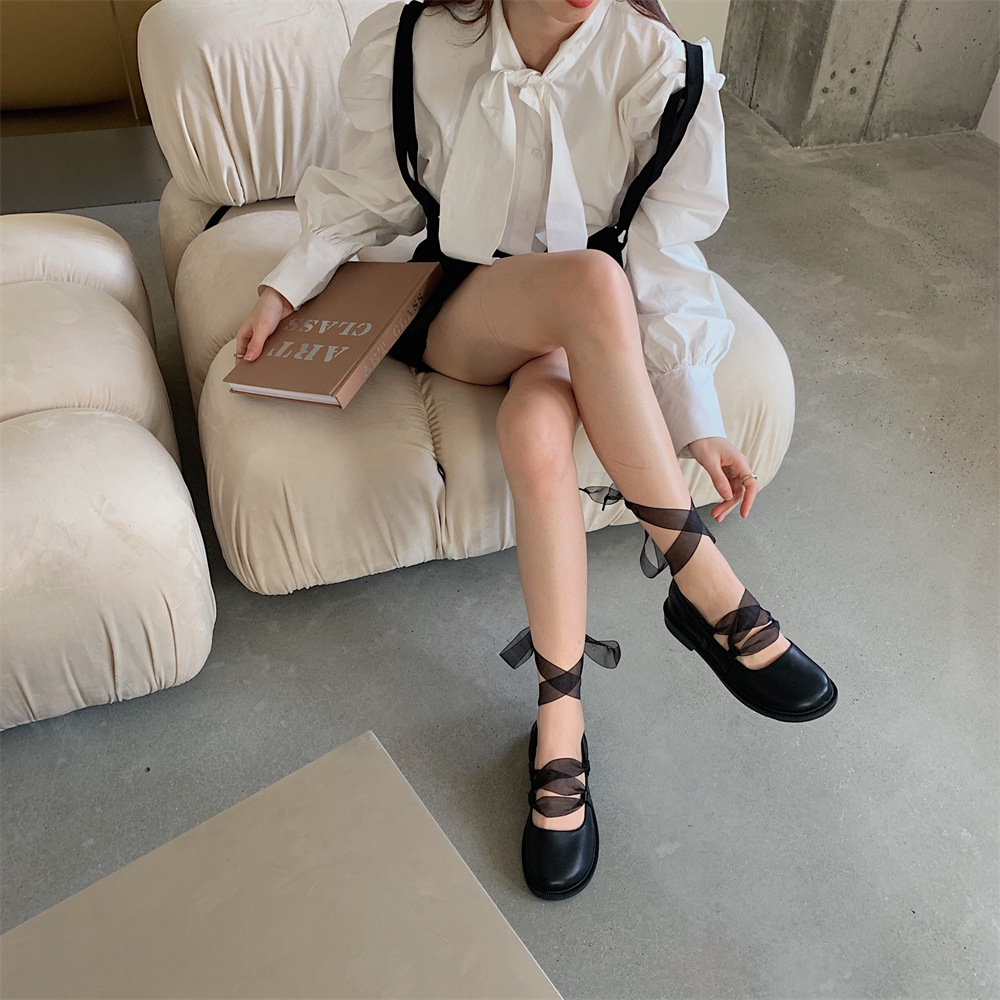 shallow flat thin strap shoes wholesale clothing vendor Nihaostyles NSHU68787