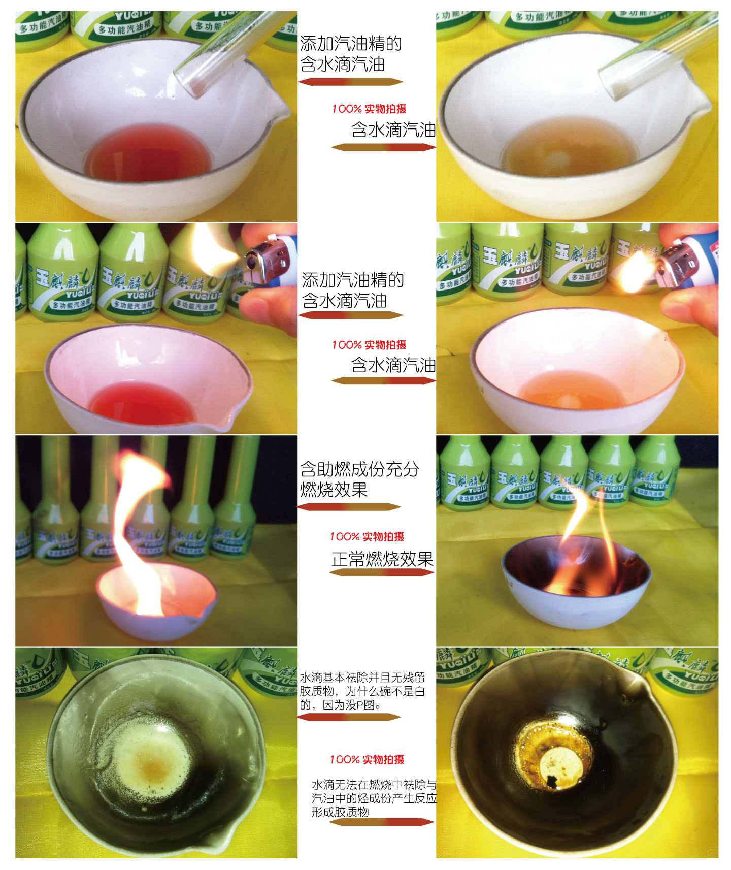 Yuqilin 6 Bottles Box 50ml Multifunctional Gasoline Additive