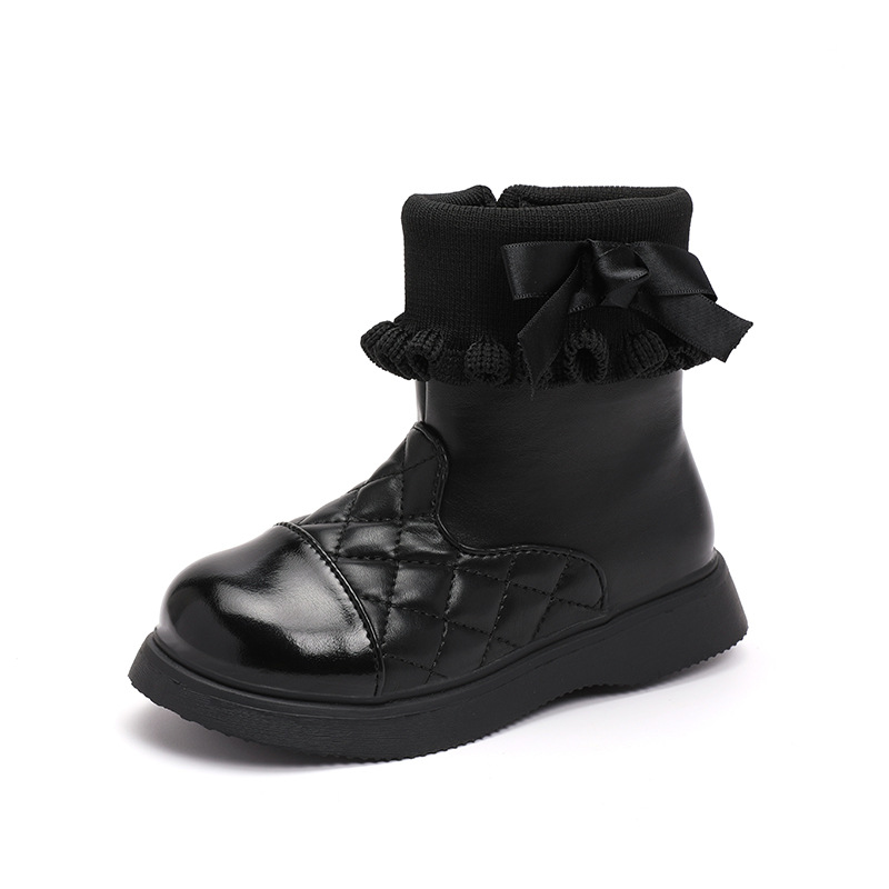 2023 herbst/Winter Neue Mode Mädchen Koreanische Ausgabe Fliegen Weben Holz Ohr Rand Panel Kleine Duftende Kurzarm Weichen_voghion.com