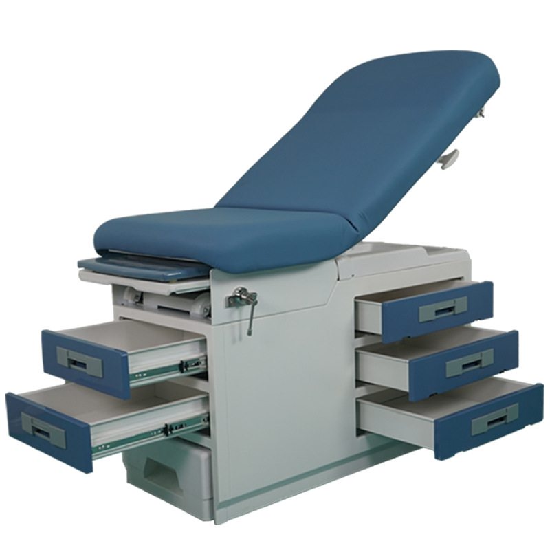 Cama de examen ginecológico integral, cama de reparación ajustable multifuncional para recuperación postparto, mesa de operación de examen clínico hospitalario