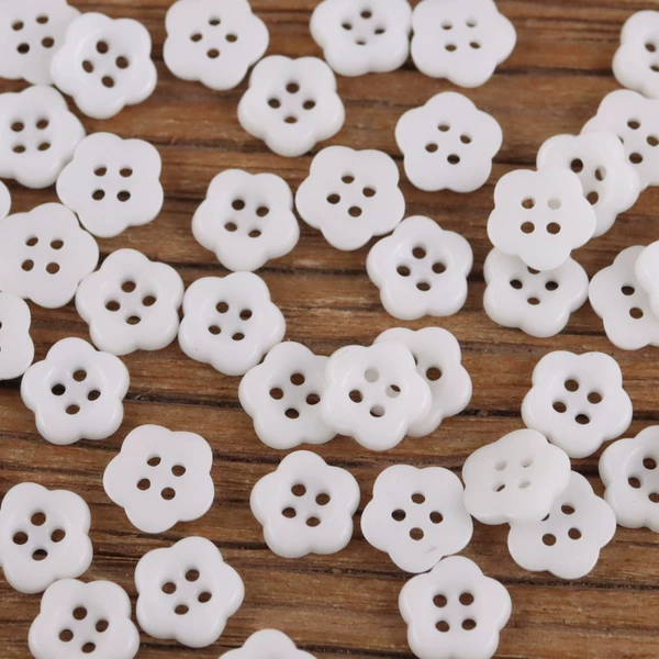 20L=12.5 MM*Flowers*White