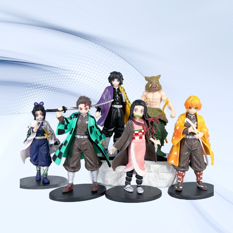 Demon Slayer: Kimetsu No Yaiba Figure Model Ornament Anime Vulcan Tanjiro My Wife Kindness Mi Douzi Fukuoka Yiyong Assembled Demon Slayer: Kimetsu No Yaiba Figure Model Ornament Anime Vulcan Tanjiro My Wife Kindness Mi Douzi Fukuoka Yiyong Assembled