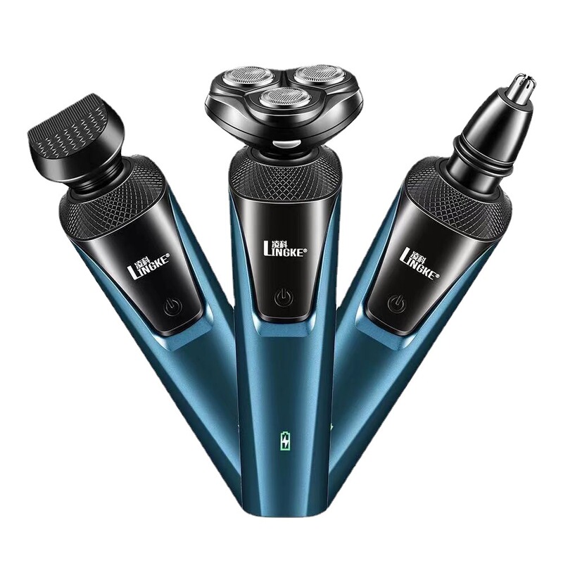 Lingke 8806 three-in-one Shaver suit men's electric beard knife washable USB rechargeable Lingke 8806 three-in-one Shaver suit men's electric beard knife washable USB rechargeable