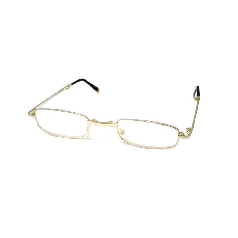 Moda de alta calidad gafas de edad media y vieja lente de alta definición anti-luz azul pequeño vidrio portátil plegable gafas de edad