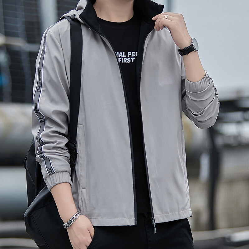 Chaqueta casual para hombre 2022 Abrigo con capucha engrosada forrada de lana de invierno Moda coreana más tamaño primavera y otoño para hombre