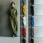 跨境高领女士宽松套装
