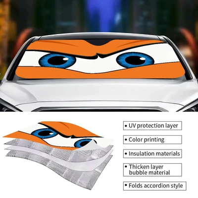 Sun shade, Eye-Shaped Car Sunshade for